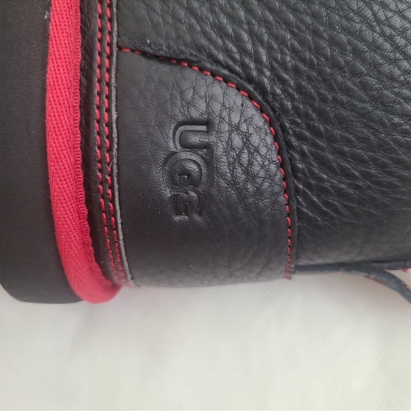 🥷🏿🥷🏿🥷🏿UGG Men’s Neumel Leather Shearling Low Chukka Ankle Boots - Picture 4 of 7